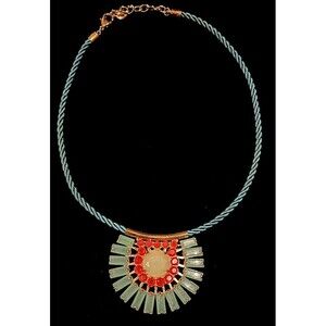 Carolee Nassau Nights Pave Stone Baquette 16” Necklace X454